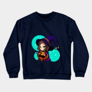 chibi witch Crewneck Sweatshirt